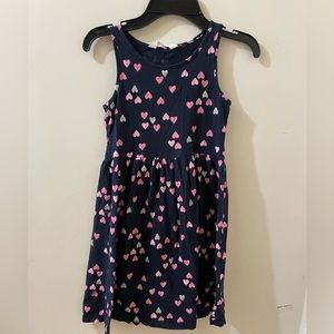 H&M heart symbols girls sleeveless frock size-8/10 years